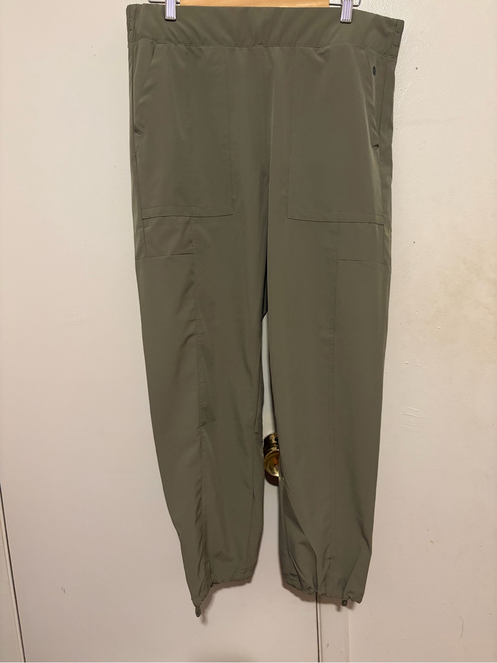 Women's Olive Green Utility Track Joggers